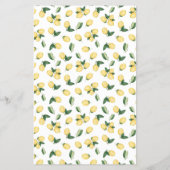 俺は誰だ？レモンブライダルシャワーゲームカード チラシ (裏面)