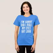 俺は転がTシャツの腕前を見せおもしろいた トライブレンドＴシャツ (正面全面)