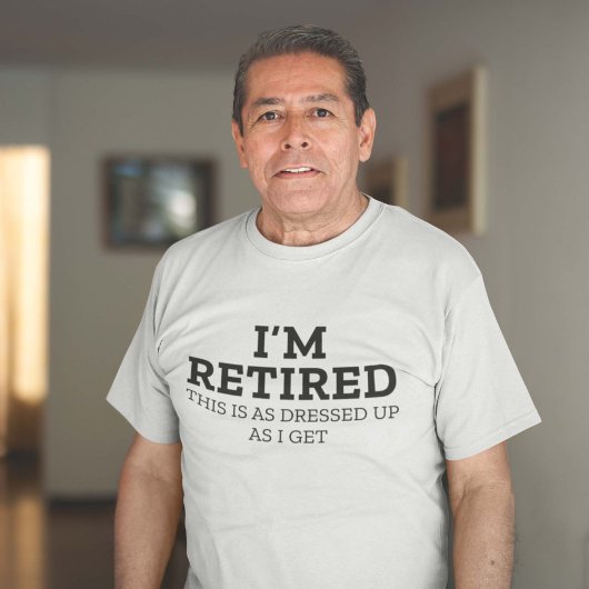 俺は退職したこんな格好だ Tシャツ