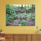 俺は道を離れたいんだ！ キャンバスプリント (インサイチュ (リビング))