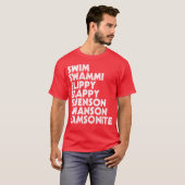 俺は遠くにいた！-おもしろいばか・ダンバー映画引用文 Tシャツ (正面フル)