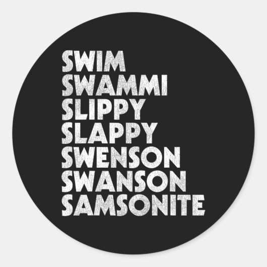 俺は遠くにいた!ばかアンドダンバーロイドおもしろい ラウンドシール (正面)