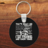 俺は魚釣りに行って知ってる キーホルダー (正面)