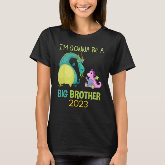 俺は2023年のビッグブラザー・ボーイズ・ドラゴンになる Tシャツ (正面)