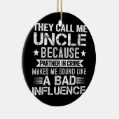 俺を伯父と呼ぶのは仲間が犯罪を犯すからだ セラミックオーナメント (右)