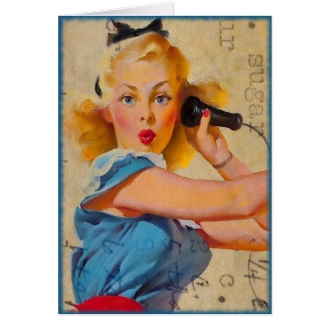 俺を呼んだのか？ヴィンテージデジタルアート (正面)