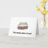 俺を殺したいか？誕生日ケーキ カード (黄色い花)