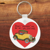 俺を裏切るなバレンタインだ!レトロバレンタイン キーホルダー (正面)