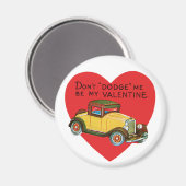 俺を裏切るなバレンタインだ!レトロバレンタイン マグネット (正面/裏面)