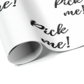 俺を選べ！ギフト交換ゲームのためのギフトラップ。 ラッピングペーパー (ロールコーナー)