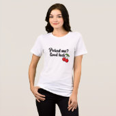 俺を選んだ？頑張って トライブレンドＴシャツ (正面全面)