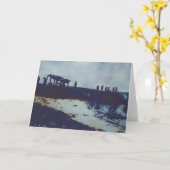 俺食べたちは皆魚だ今は?港の島?グリー カード (黄色い花)