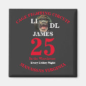 倉庫でのLI DL Cage Fighting Circuit マグネット (正面)