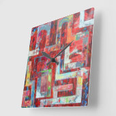 倉庫の壁掛け時計 スクエア壁時計 (傾斜)