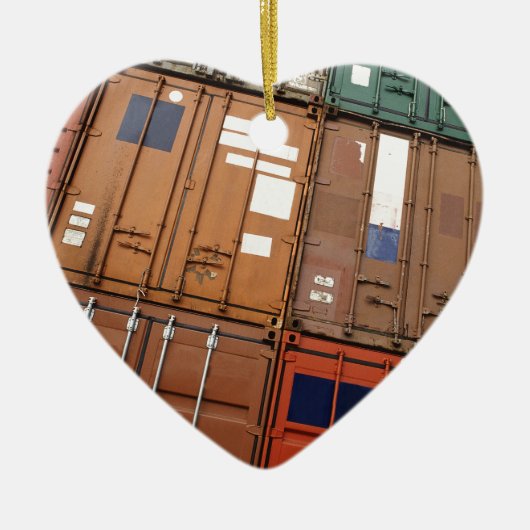 倉庫の貯蔵 セラミックオーナメント (正面)