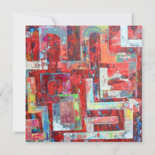 倉庫フラットカード 招待状 (正面)