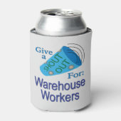 倉庫労働者に大声で叫ぶ 缶クーラー (缶正面)