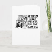 倉庫退職した作業員 カード (正面)