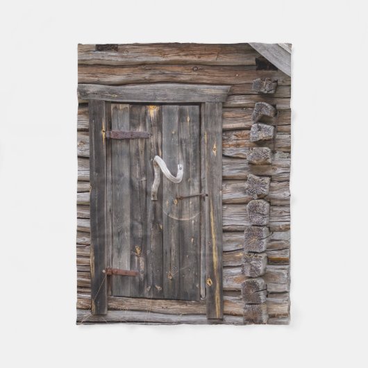 倉庫 フリースブランケット (正面)