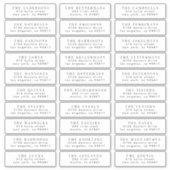 個々のゲストア結婚ドレスのスタンプの編集 シール (正面)