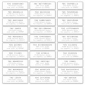 個々のゲストア結婚ドレスのスタンプの編集 シール (正面)