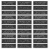 個々のゲストア結婚ドレスのスタンプの編集 シール (正面)