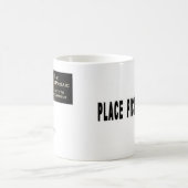 個々の写真が付いているマリオのモザイクマグ コーヒーマグカップ (中央)