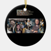 個々の写真を持つマリオのモザイクオーナメント セラミックオーナメント (正面)