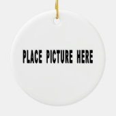 個々の写真を持つマリオのモザイクオーナメント セラミックオーナメント (裏面)