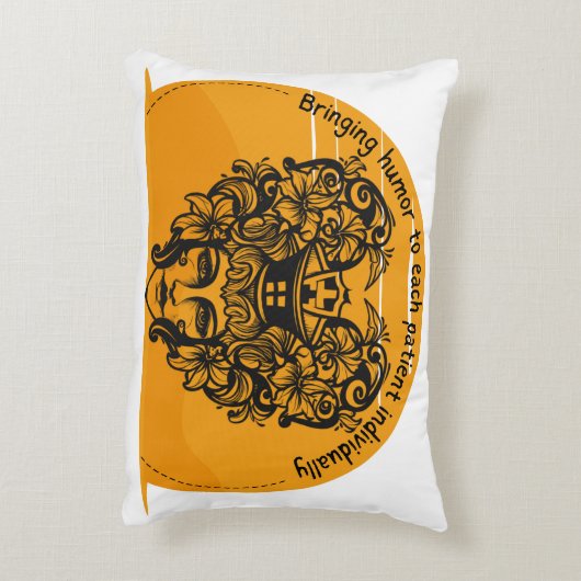 個々の患者にユーモアをもたらす アクセントクッション (裏面(縦))