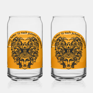 個々の患者にユーモアをもたらす ガラス缶