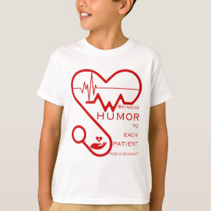 個々の患者にユーモアをもたらす – ナース Tシャツ