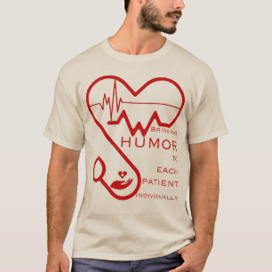 個々の患者にユーモアをもたらす – ナース Tシャツ
