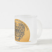 個々の患者にユーモアをもたらす フロストグラスマグカップ (正面右)