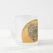 個々の患者にユーモアをもたらす フロストグラスマグカップ (正面左)