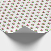 個々の白ジプソフィラのクリップアート ラッピングペーパー (角)