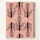 個ファンシー人料理帳レシピ帳 ノートブック (裏面)