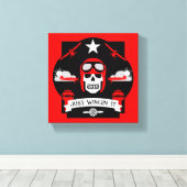 個人および商用パイロットギフト キャンバスプリント (インサイチュ (ウッドフロア))