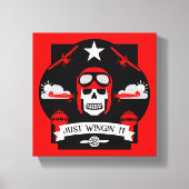 個人および商用パイロットギフト キャンバスプリント (正面)