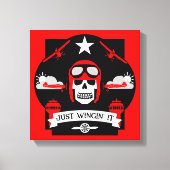 個人および商用パイロットギフト キャンバスプリント (正面)