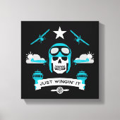 個人および商用パイロットギフト キャンバスプリント (正面)