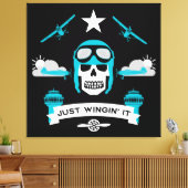 個人および商用パイロットギフト キャンバスプリント (インサイチュ (リビング))