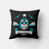 個人および商用パイロットギフト クッション (裏面)