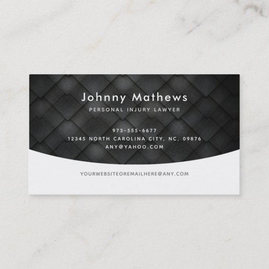 個人けが法人スローガン名刺 名刺 (裏面)