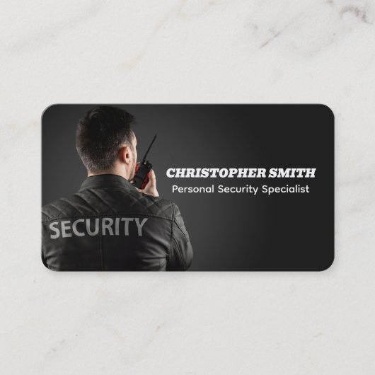 個人のセキュリティ 名刺 (正面)