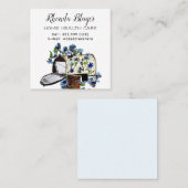 個人のホームベースの広告名刺 スクエア名刺 (正面/裏面)