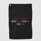 個人の作成 ゴルフタオル (正面)