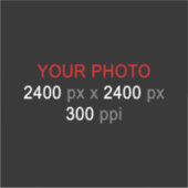 個人の作成 シール (正面)