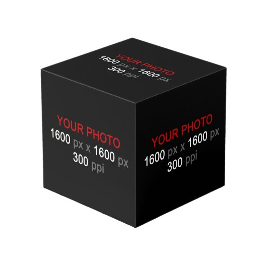 個人の作成 フォトキューブ (正面アングル)