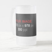 個人の作成 フロストグラスビールジョッキ (正面左)